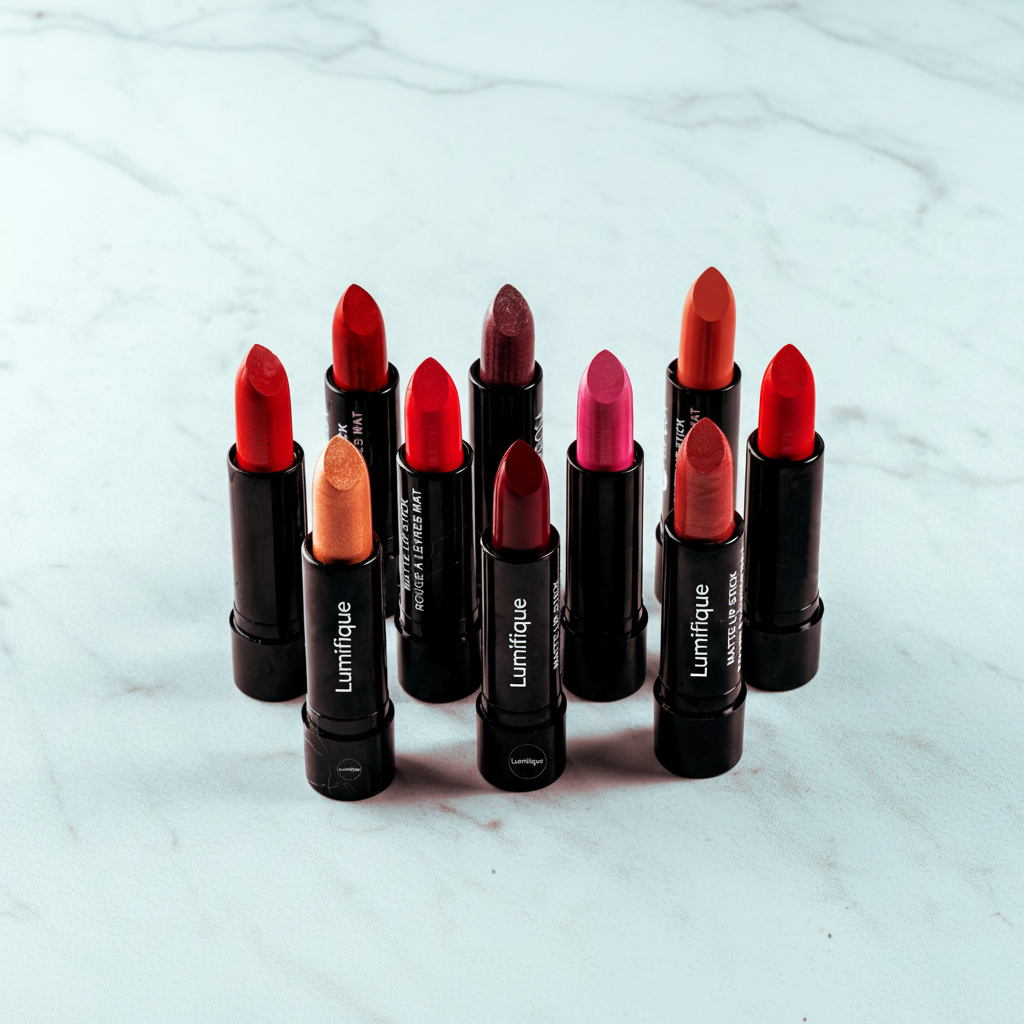Lumifique branded lipsticks