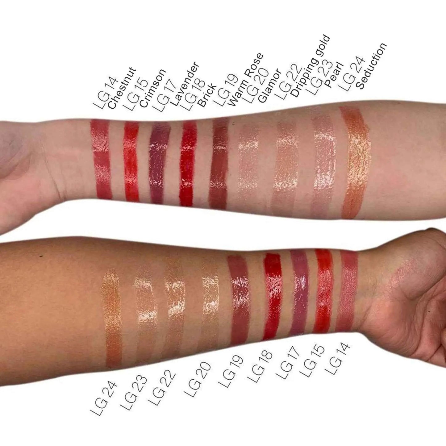 Lip Gloss Glamor - Shine with Radiant Color and Hydration - Lumifique