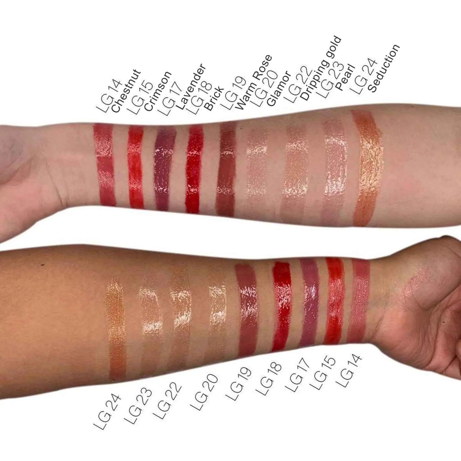 Lip Gloss Glamor - Shine with Radiant Color and Hydration - Lumifique