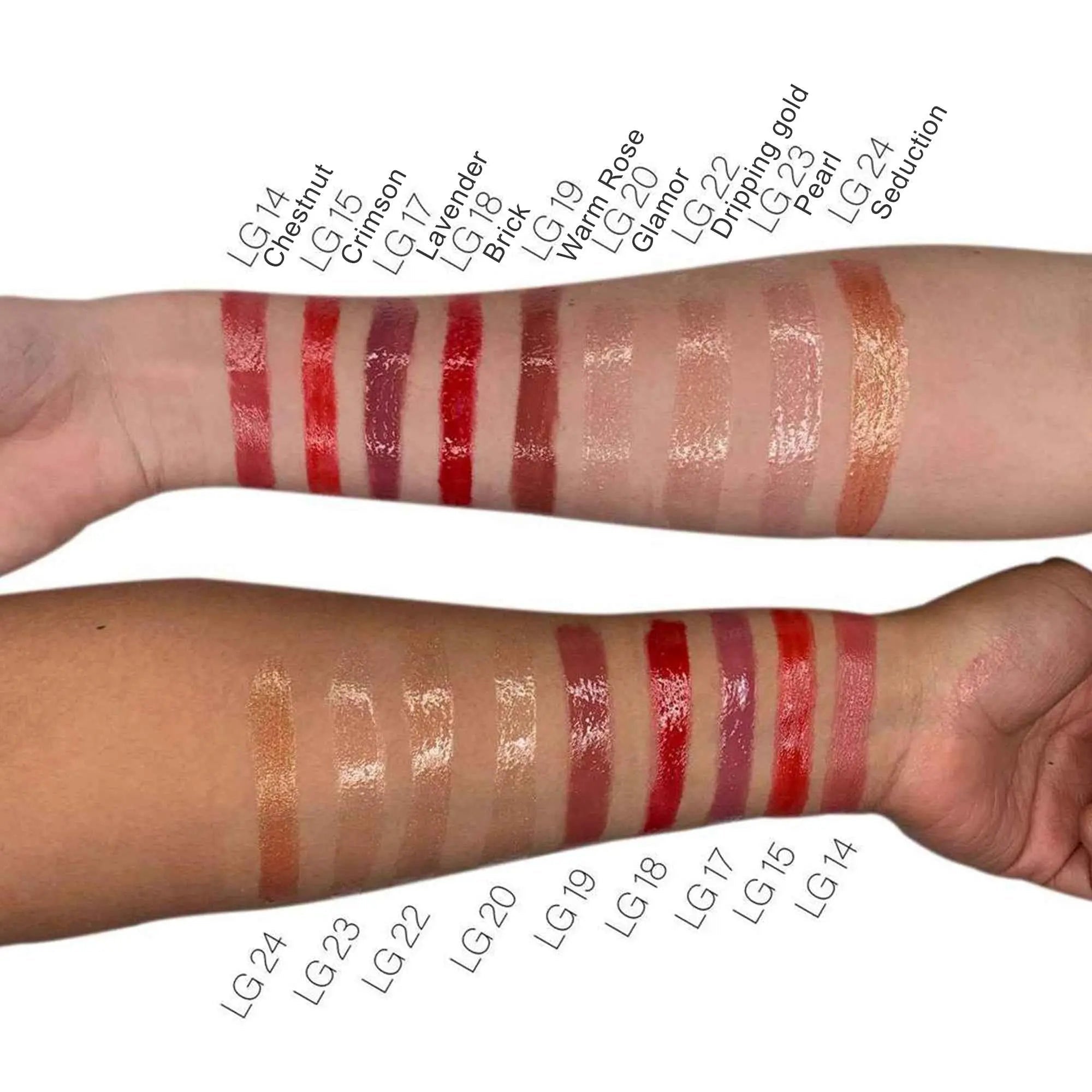 Lip Gloss Glamor - Shine with Radiant Color and Hydration - Lumifique