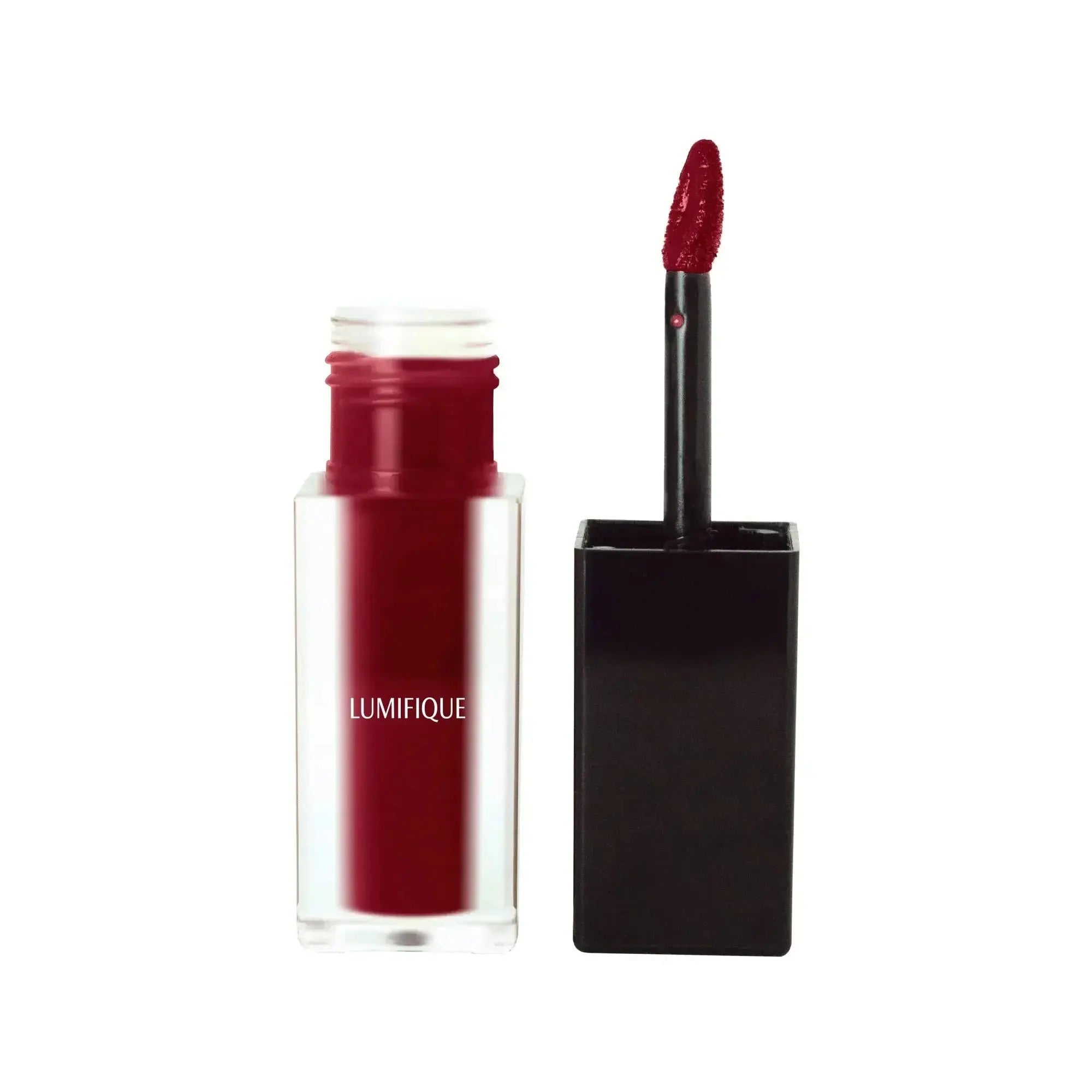 Matte Lip Stain True Crimson for a Bold Look - Lumifique