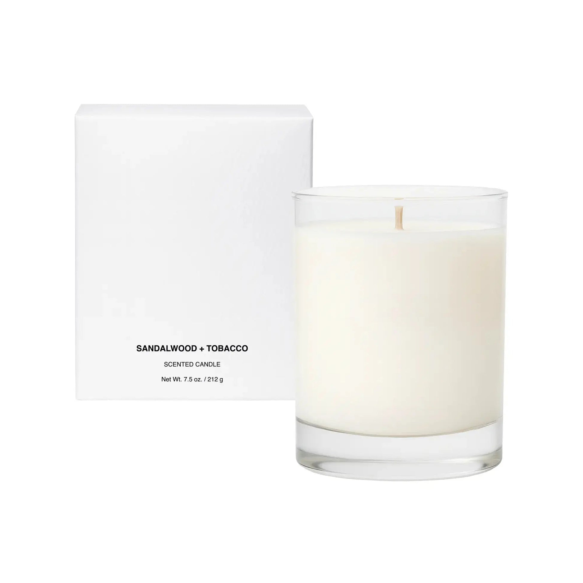 Sandalwood Tobacco Scented Candle for Relaxation and Ambiance - Lumifique