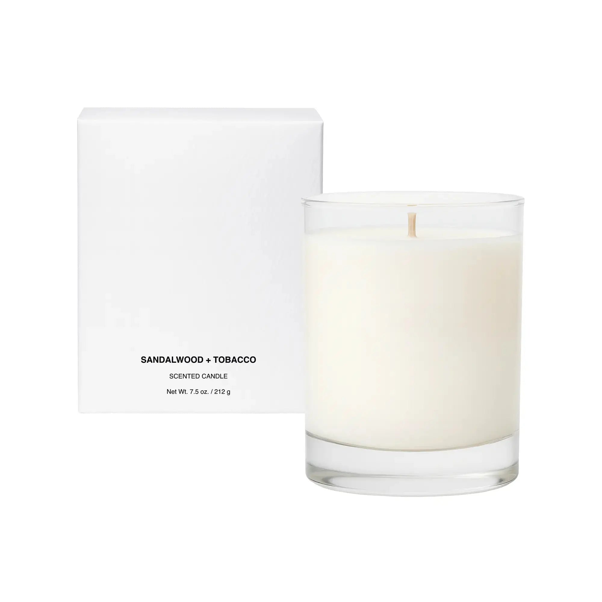 Sandalwood Tobacco Scented Candle for Relaxation and Ambiance - Lumifique